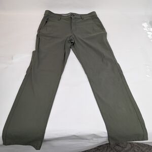 Weatherproof Green Tactile Flat Front Hiking Pants 34 x 30 [131]